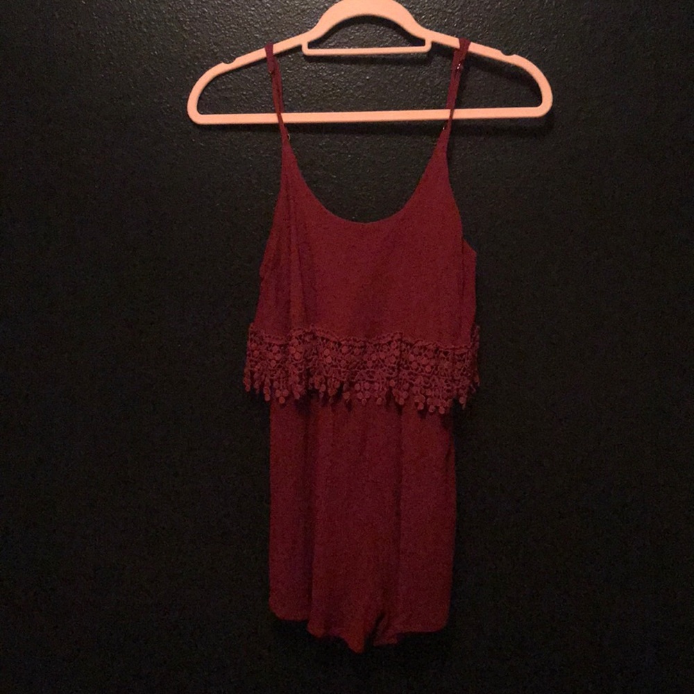 Red romper
